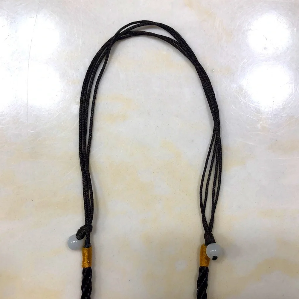 Vintage Chinese Good Luck Flower Adjust Necklace